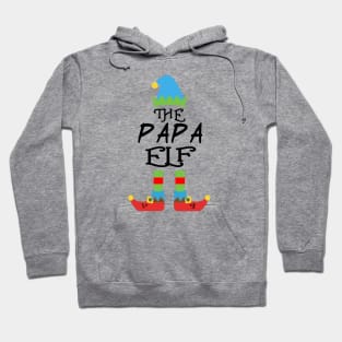 The Papa Elf Matching Family Group Christmas Party SANTA Hoodie